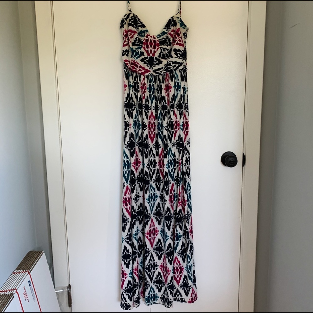 Ann Taylor Patterned Maxi Dress